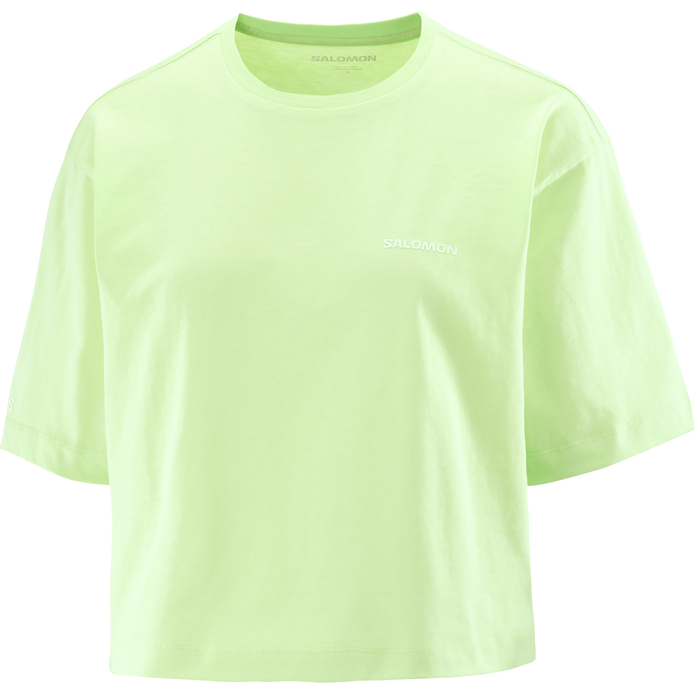 Salomon Short Relaxed Damen T-Shirts gruen Größe L Lifestyle Hautfreundlich