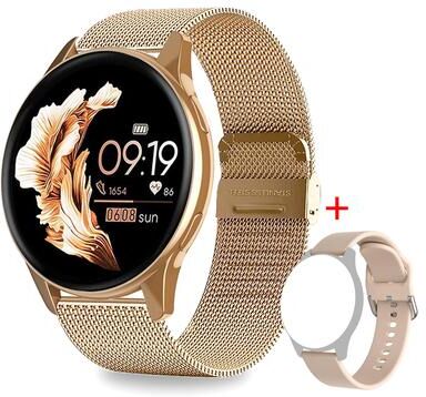 Fusion Finds Smart Bluetooth Calling Smart Watch With Fitness Tracker & Custom Watch Faces For Android And IPhone golden