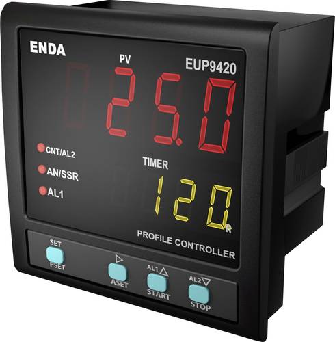 Enda EUP9420-230 PID Universalregler Pt100, J, K, L, T, S, R SSR, Relais 8A (B x H) 96mm x 96mm