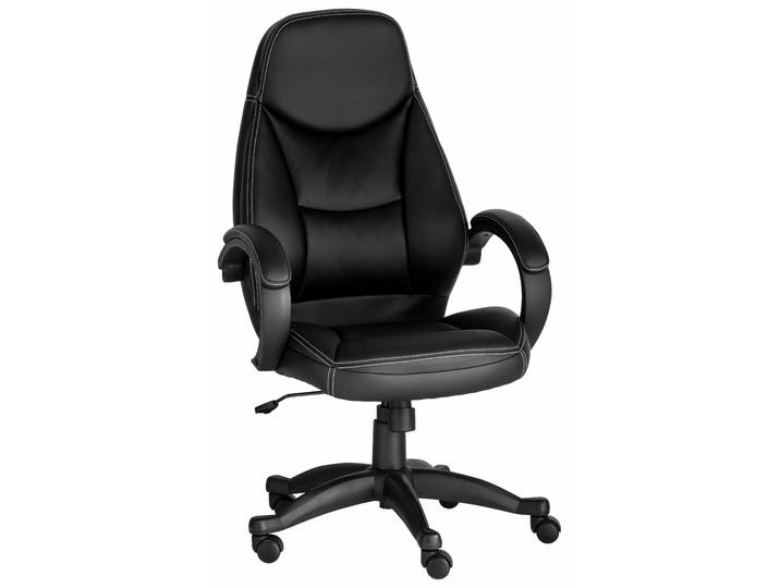 Chefsessel GOODPRODUCT Veronika, Bürostuhl , schwarz, B:68cm H:111cm T:68cm, Kunstleder, Stühle, Chefsessel, komfortabel gepolstert, Kunstleder