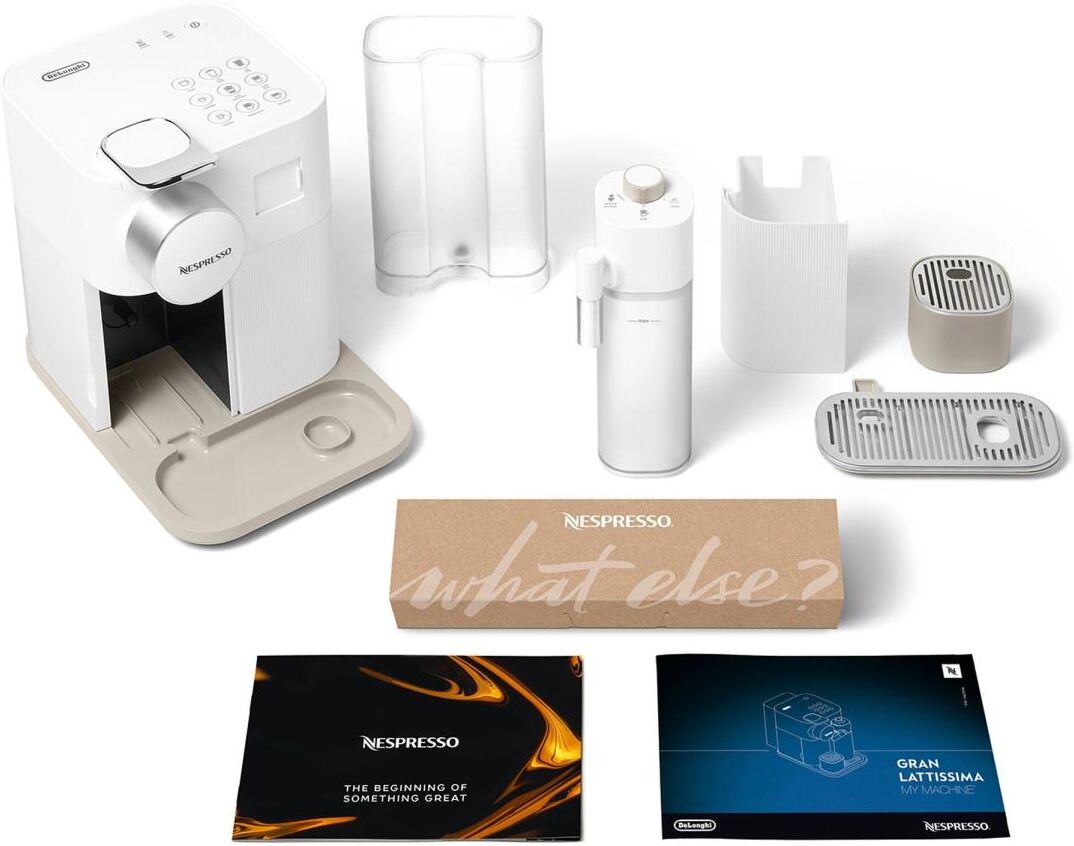 DeLonghi Kapselmaschine "De'Longhi Nespressomaschine Gran Lattissima", Energieeffizienz: A+, weiss (weiß), Kaffeemaschinen, Kapselmaschine weiß Einheitsgröße