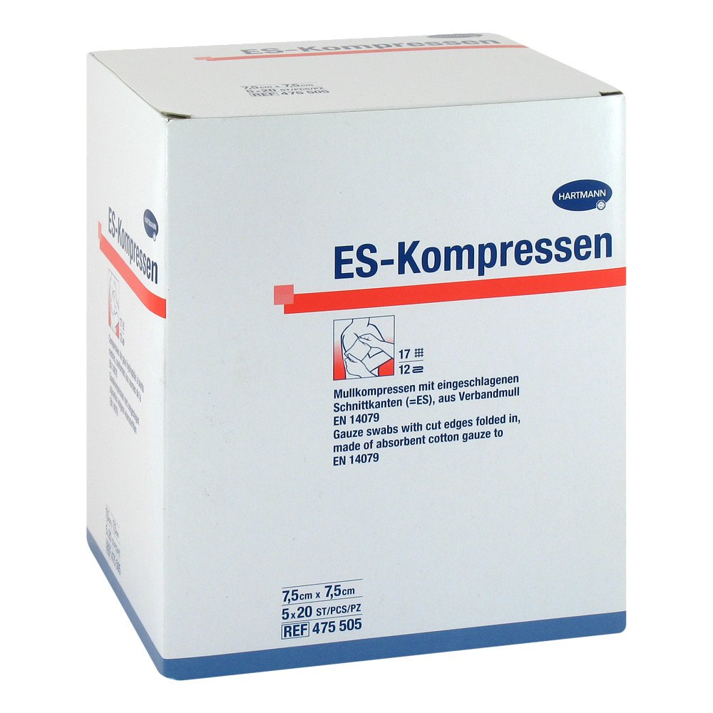 1001 Artikel Medical GmbH Es-kompressen steril 7,5x7,5 cm 09396169