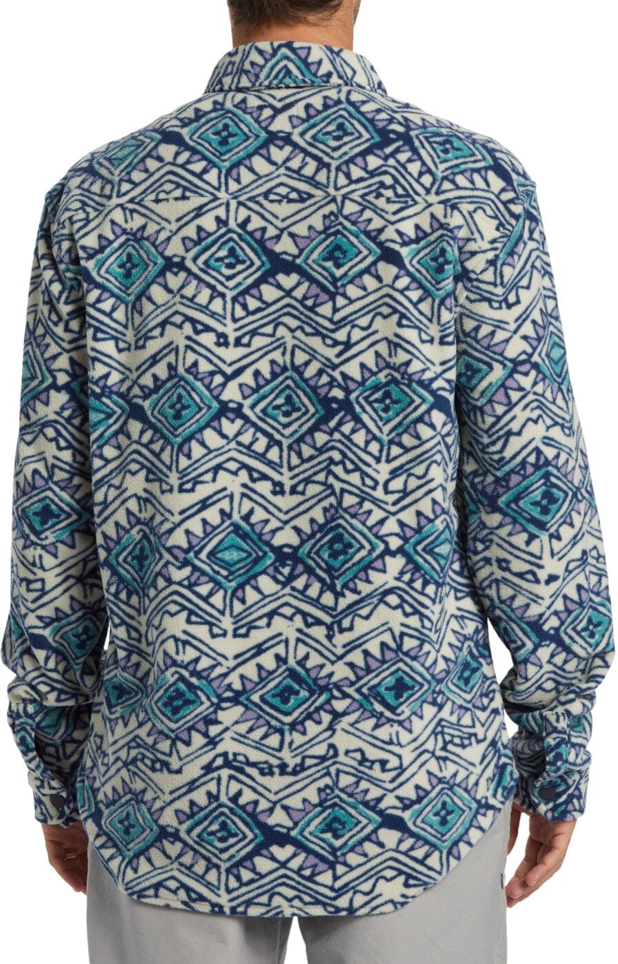 Arbeitsjacke BILLABONG "Furnace Flannel", Herren, Gr. XS, blau (slate blau), 100% Polyester, Jacken Arbeitsjacke