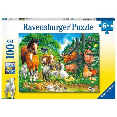 Puzzle Ravensburger Versammlung der Tiere 100 Teile XXL