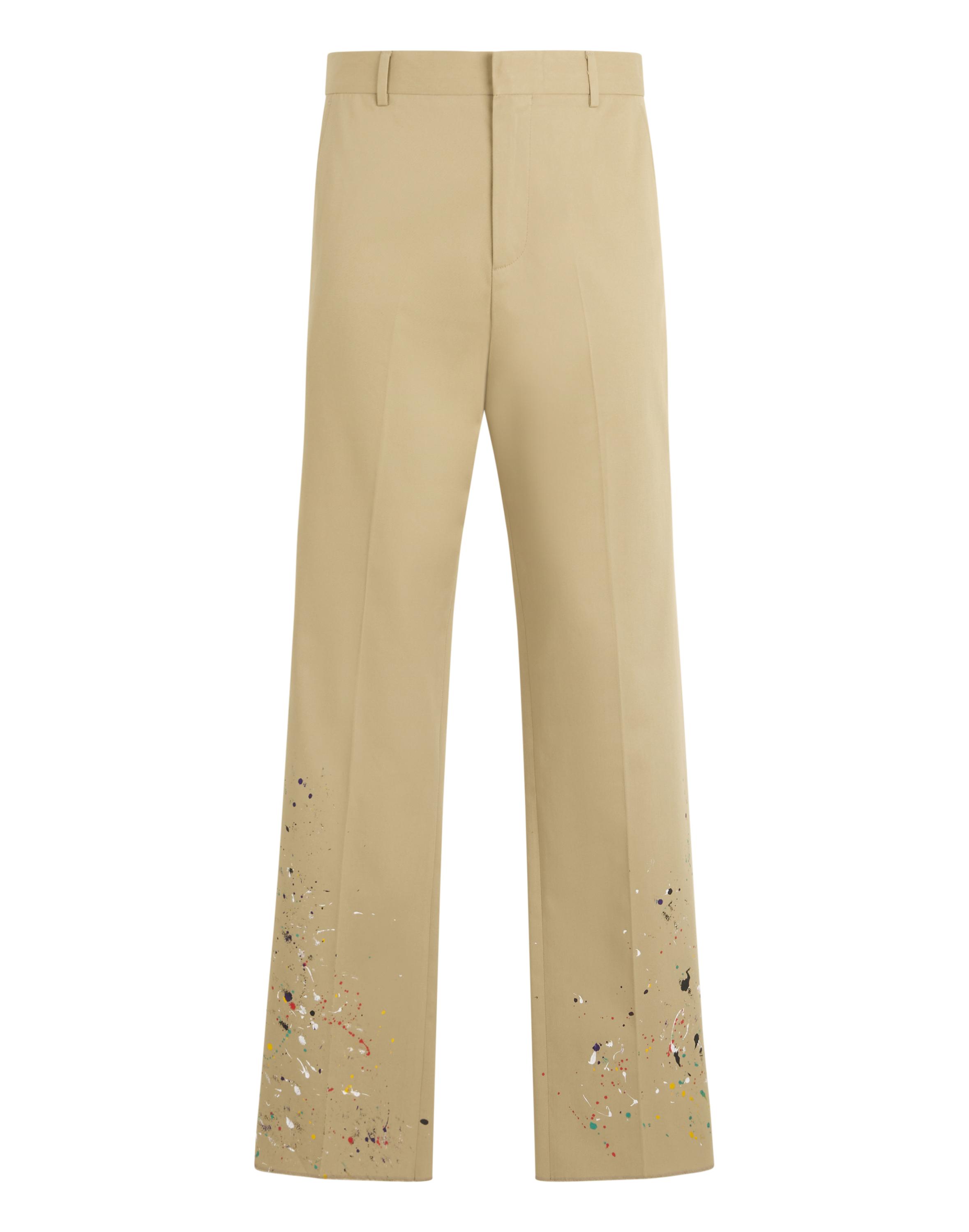 Loose Fit Trousers Painted Painted