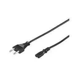 Goobay 95038 Stromkabel Schwarz 3 m