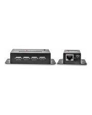 Lindy USB 2.0 4 Port CAT.5/6 Extender With Power Over USB-Erweiterung 4 Anschlüsse bis zu 50 m (42681)