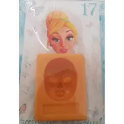 Silikonform „Gesicht Cinderella”