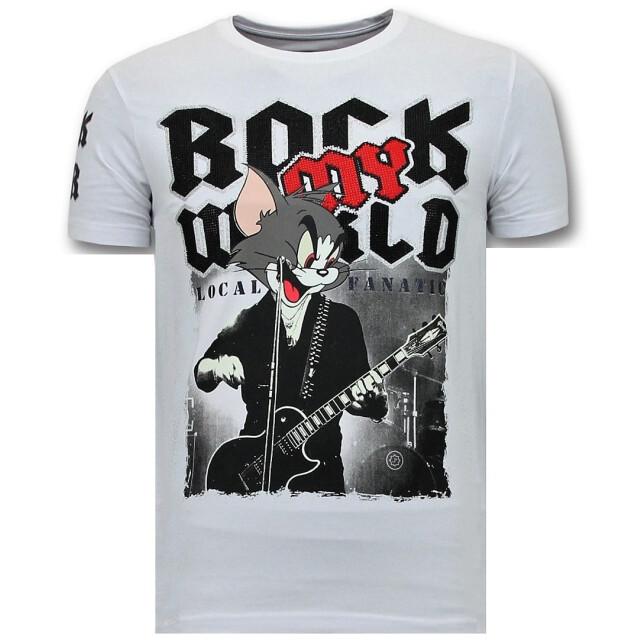 Local Fanatic T-shirt rock my world cat