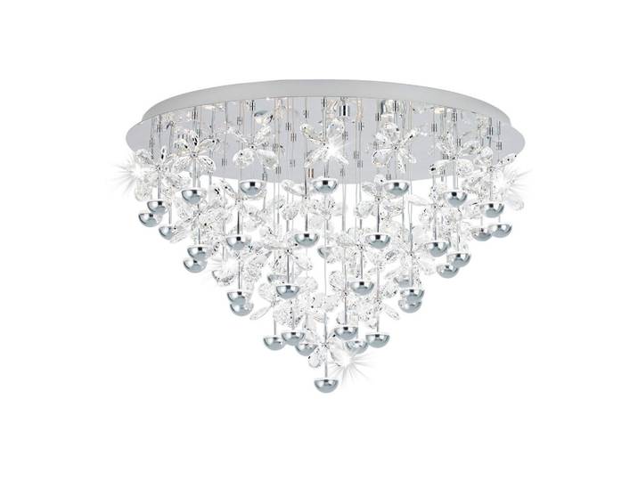 Eglo Led-Deckenleuchte Pianopoli, Chromfarben, Metall, Glas, 52.5 cm, Lampen & Leuchten, LED Beleuchtung, LED-Deckenleuchten