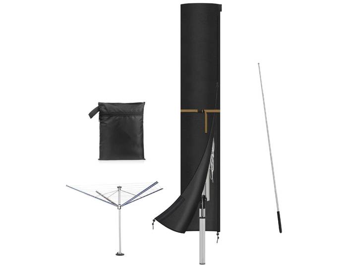 Schutzhülle für Wäschespinne und Sonnenschirm, wasserdicht, 185x32cm