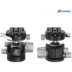 Leofoto LH-40PCL + Schnellwechselplatte NP-60 (Kugelkopf), Stativkopf, Schwarz