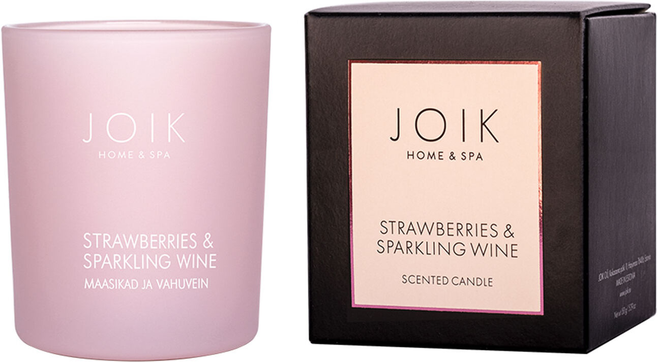 JOIK HOME & SPA Luxury Scented Candle Strawberries & Sparkling Wine 150g