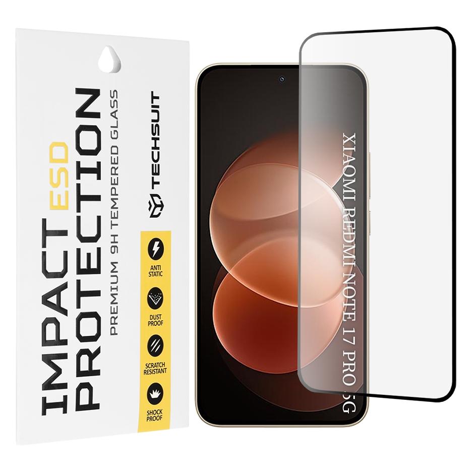 Techsuit - ESD-Glas - Xiaomi Redmi Note 17 Pro 5G / Redmi Note 17 Pro Max - Schwarz (Xiaomi Redmi Note 17 Pro Max) (78214574)