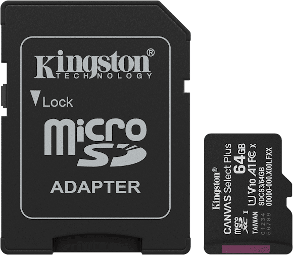 Kingston Canvas Select Plus - Flash-minneskort (microSDXC till