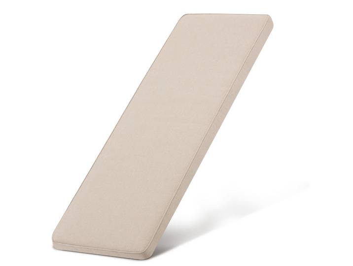 Beautissu Bankauflage Qd-Bk 180x48x5cm Beige, 48x180 cm, Gartenmöbel, Gartenpolster & Auflagen, Bankauflagen