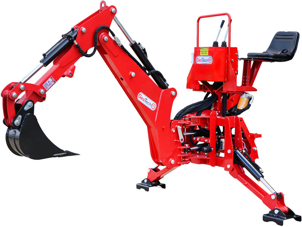 GeoTech Pro BHF 225 - Pelle rétro fixe pour tracteur