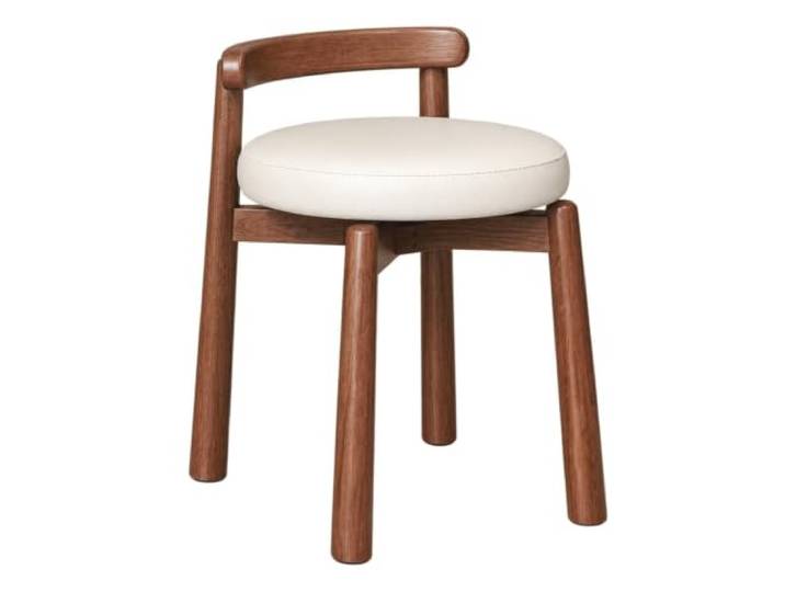 WSJJXS Hocker mit Stauraum, Schminkhocker, 360 Grad Drehbar Massivholzrahmen, Hochdichter Schaumstoff, Atmungsaktiver Stoff, Platzsparend(Style A2)
