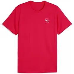 Puma, Herren, Sportshirt, M Run Illustrative Graphic Tee (L), Rot