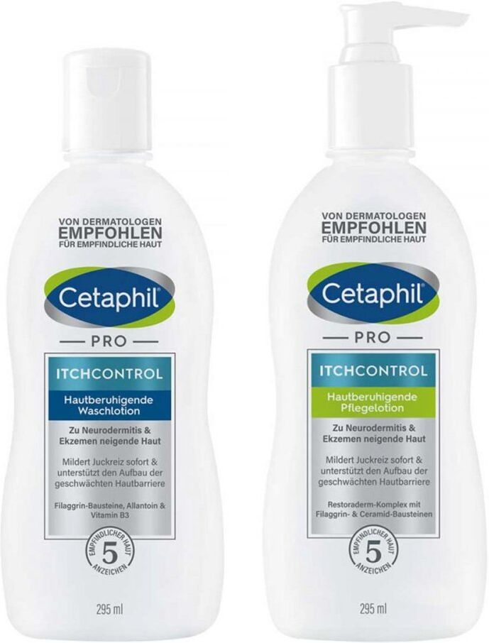 Cetaphil Pro Itchcontrol Waschlotion + Pflegelotion