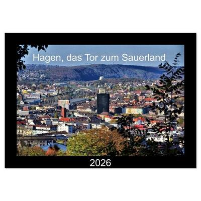 Hagen, das Tor zum Sauerland (Wandkalender 2026 DIN A4 quer), CALVENDO Monatskalender