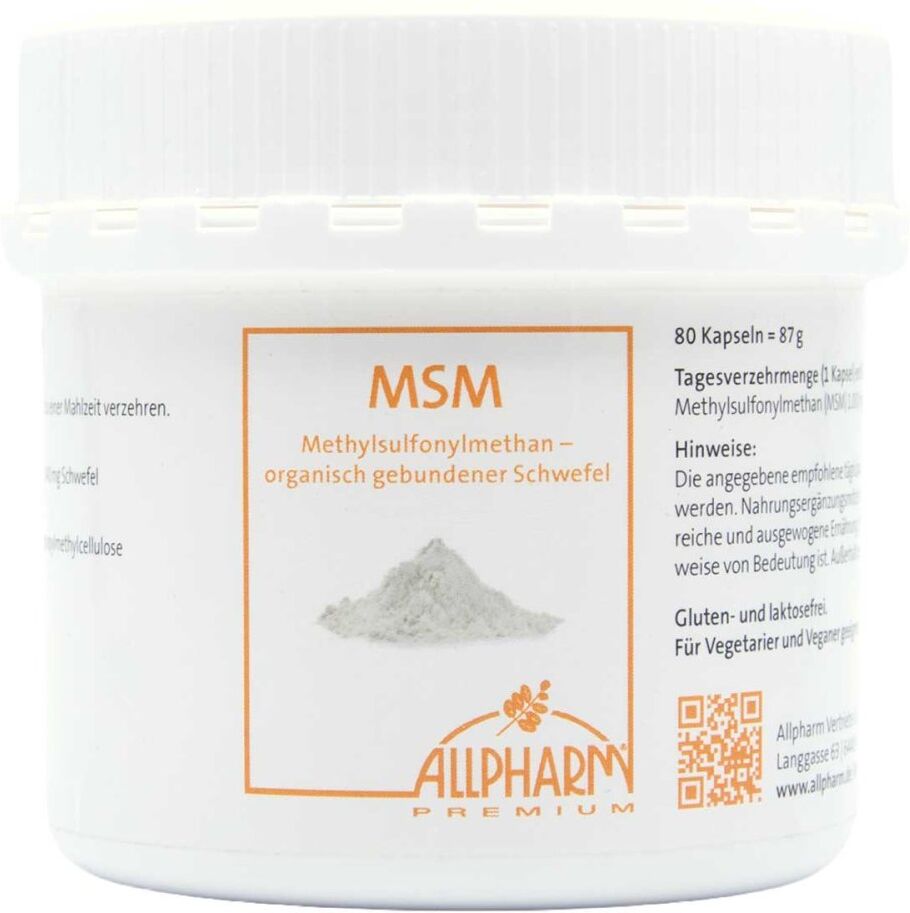 ALLPHARM Msm 1000 mg Kapseln 80stk