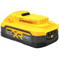 DEWALT 18V XR Powerstack Ersatz-Akku, 5,0 Ah mit Pouch-Akku Technologie - DCBP518-XJ