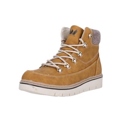 Stiefelette WHISTLER "Naje", Damen, Gr. 37, Kunstfaser, braun (hellbraun), Kunstfaser, Lederimitat, Schuhe Stiefelette, mit Allwetterprofil