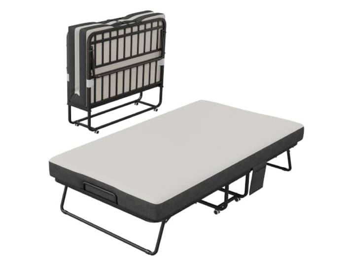 GarveeHome Klappbett 114 x 190 cm Inkl. 12,7 cm Matratze, Gästebett Klappbar