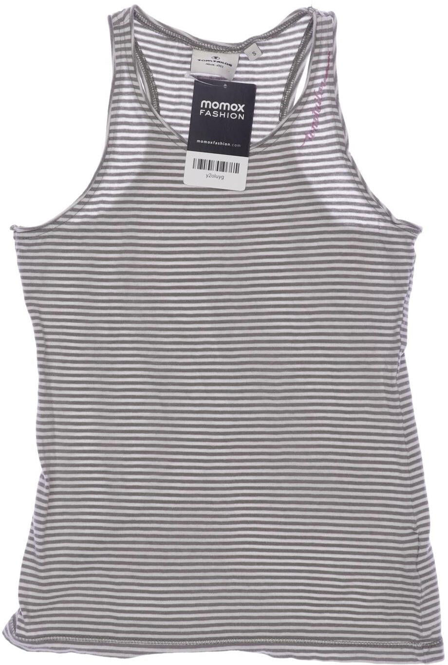 Tom Tailor Mädchen Top, Grau, Gr. S, Baumwolle - Second Hand