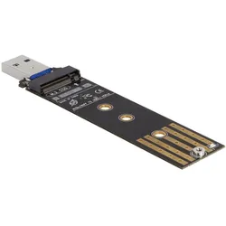 Delock Combo Konverter für M.2 NVMe PCIe oder SATA SSD mit USB 3.2 Gen 2, SSD + Festplatte Zubehör