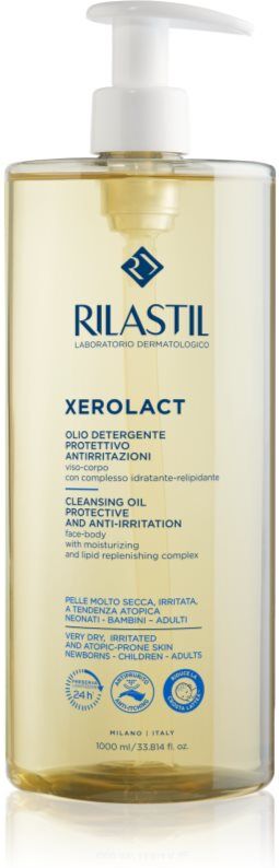 Rilastil Xerolact Cleansing Oil cleansing oil for dry and atopic skin 1000 ml