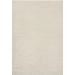 WOLLTEPPICH ALNE, einfarbig, Creme, 120 x 170 cm