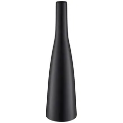 Vase Planico II Schwarz matt