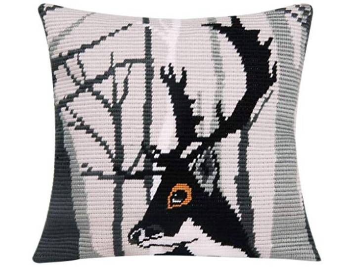 Vervaco Schuger spansteek borduurpakket Hugo, katoen, meerkleurig, 40,0 x 40,0 x 0,3 cm