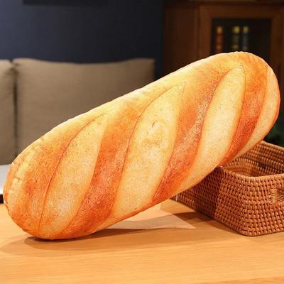 Uplifted Goods Bread Plush Pillow Soft Stuffed Toy Home Decor Hugging Cushion 27.56 Inches