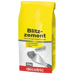 Decotric Blitzzement, 5kg - Grau
