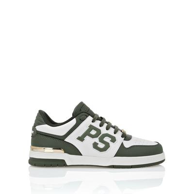 Sneaker PLEIN SPORT "Ps", Damen, Gr. 44, Normalschaft, grün (65, military), Schuhe Sneaker