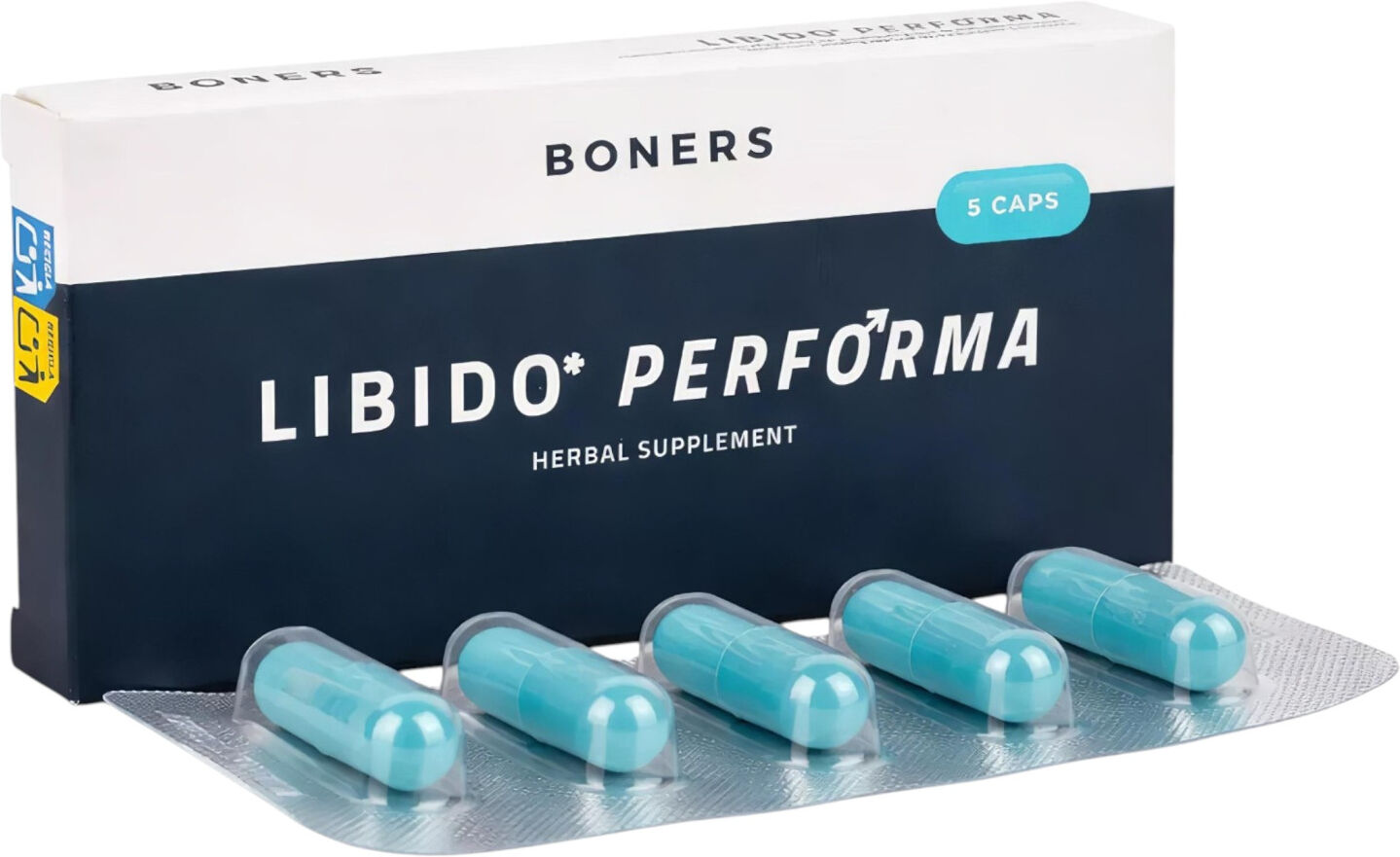 Boners Libido Performa - food supplement capsules for men (5 pcs)