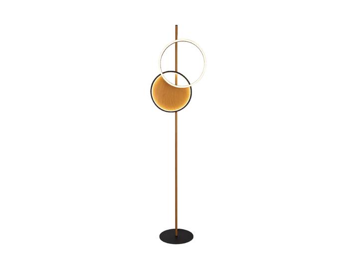 Dimmbare LED Design Stehlampe „Curio“ Schwarz, Natural Searchlight