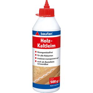 Baufan Holzleim Holzkaltleim 102428, D2, 500g, für Innen