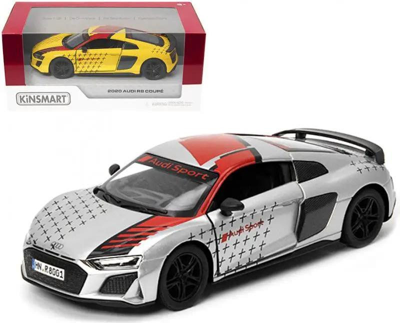 Kinsmart Audi R8 metalen modelauto schaal 1:36