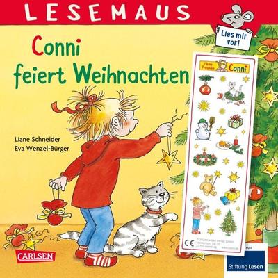 LESEMAUS 58: Conni feiert Weihnachten, Taschenbuch von Liane Schneider, Carlsen, 978-3-551-08106-3