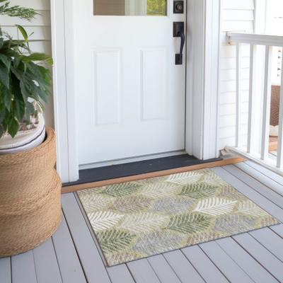 Addison Rugs Machine Washable Indoor/ Outdoor Modern Fern Chantille Rug