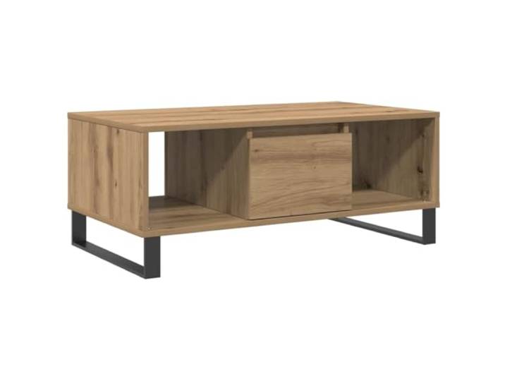 LASWWQMRF Couchtisch Artisan Eiche 90x50x36,5 cm Holzwerkstoff Praktischer Beistelltisch mit reichlich Stauraum für Ihr Wohnzimmer, pflegeleichte Oberfläche und stabile Konstruktion.
