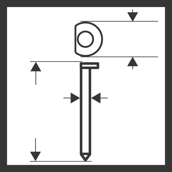 Bosch DA Senkkopf-Stift, SK64-34 38NR, 1,8mm, 38mm, rostfrei, 4000er-Pack 2608200525