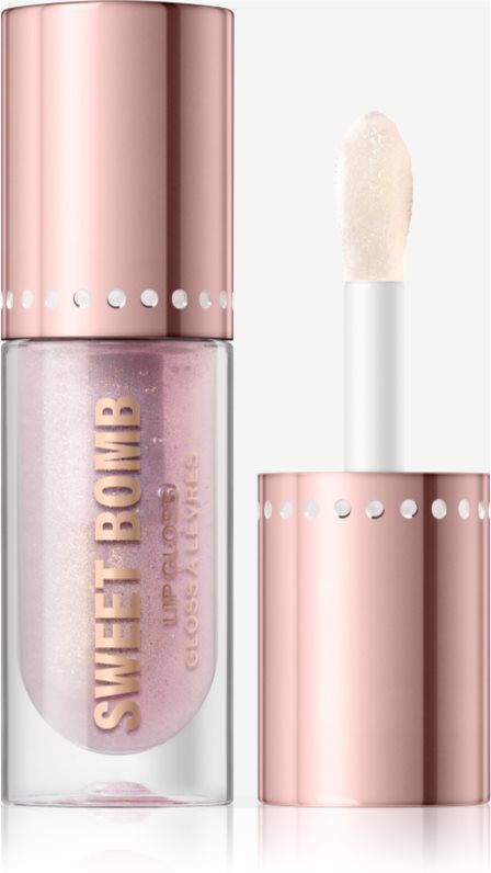 Revolution Y2k Sweet Bomb shimmering lip gloss shade Vanilla Ice White Holo 4.5 ml