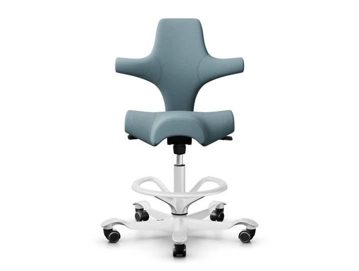 Tresenhocker HAG Capisco 8106, Hellblau/Weiss, Neu, Barhocker - Praktisch & Komfortabel