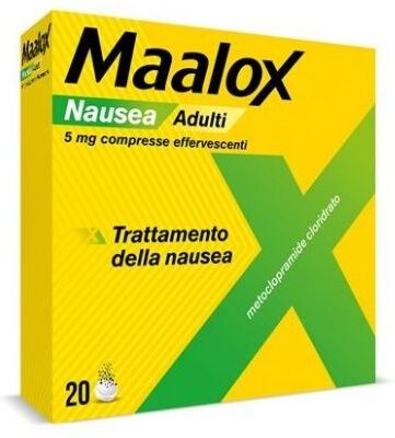 OPELLA HEALTHCARE ITALY Srl Maalox Nausea 5mg, 20 Compresse Effervescenti