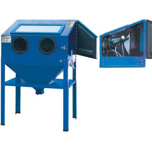BGS-technic Sandstrahlgerät 8841, Sandstrahlkabine, Luftverbrauch 200-600 l/min